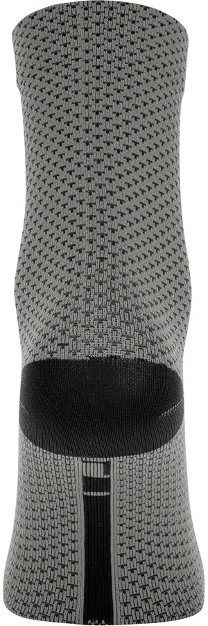 GORE C3 Dot Mid Socks - Graphite Grey/Black, 6.7" Cuff, Fits Sizes 6-7.5