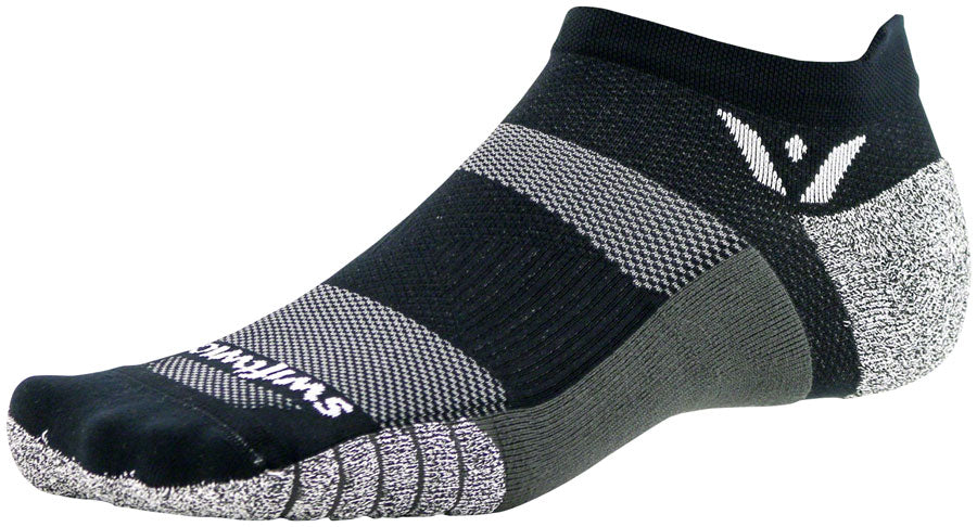 Swiftwick Flite XT Zero Tab Socks - No Show, Black, Medium