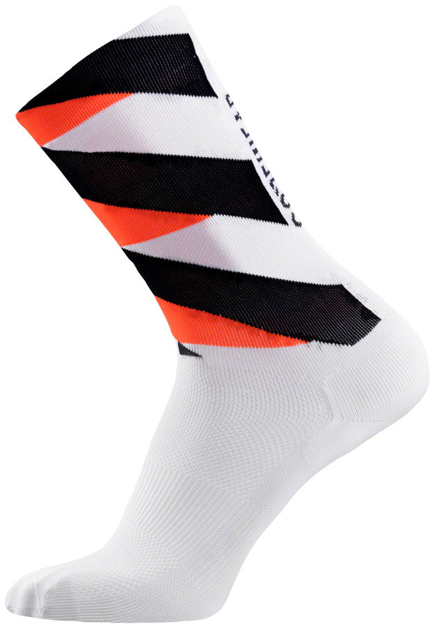 GORE Essential Signal Socks - White/Fire, 10.5-12