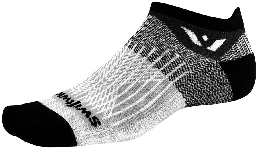 Swiftwick Aspire Zero Tab Socks - Black Pewter, Large