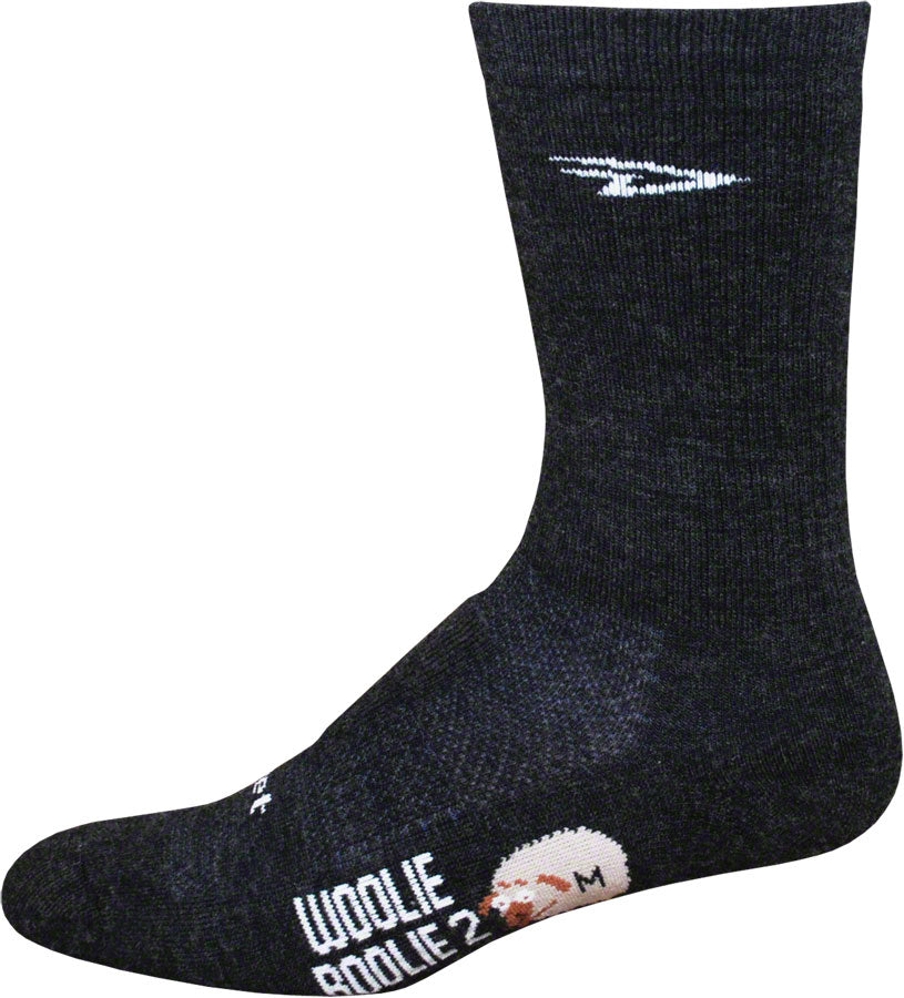 DeFeet Woolie Boolie Socks - 6 inch, Charcoal, Large