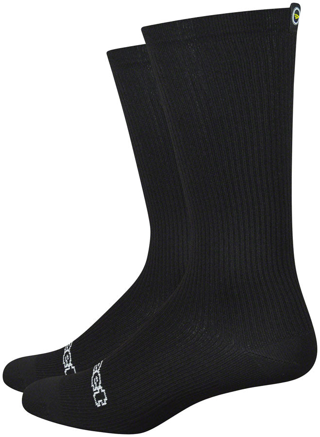 DeFeet Evo Disruptor Socks - 8 inch, Black, X-Large