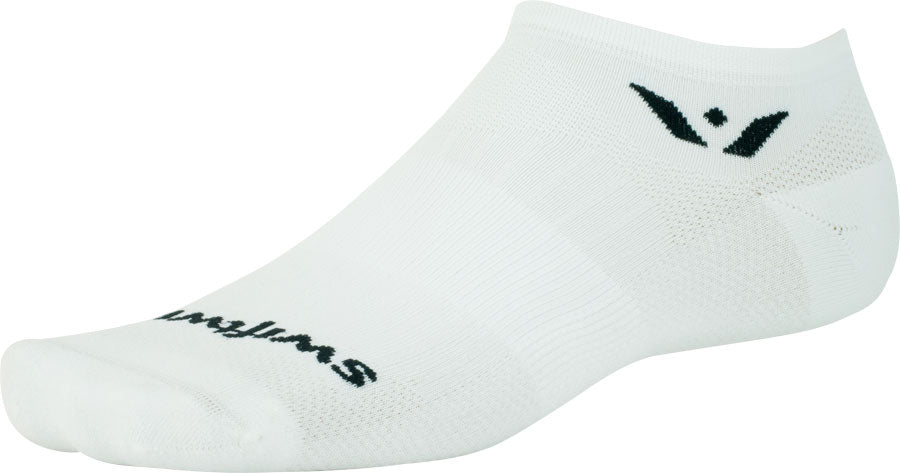 Swiftwick Aspire Zero Socks - No Show, White, Medium