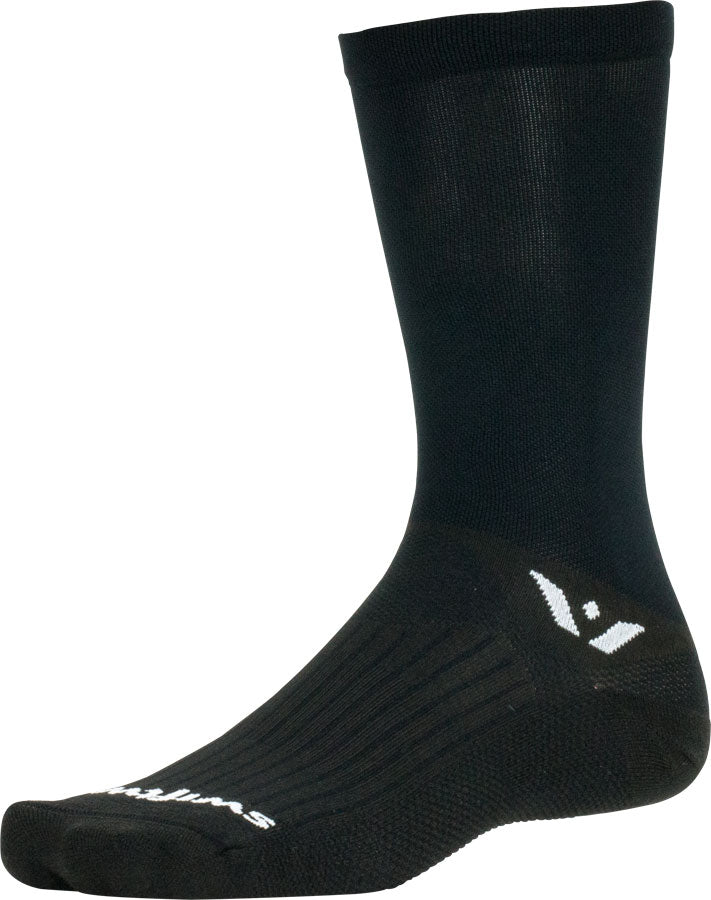 Swiftwick Aspire Seven Socks - 7 inch, Black, Medium