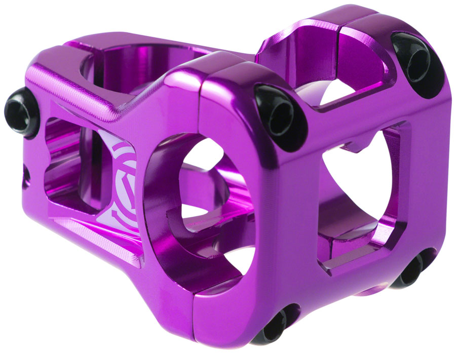 Deity Components DEITY Cavity 0 1 8" 55mm Threadless Stem 31.8mm 1 1/8 in Purple