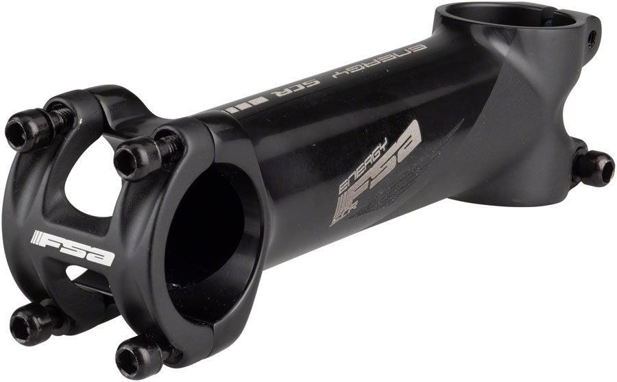FSA Full Speed Ahead Energy SCR 6 Gray 120mm Threadless Stem 31.8mm 1 1/8 Black
