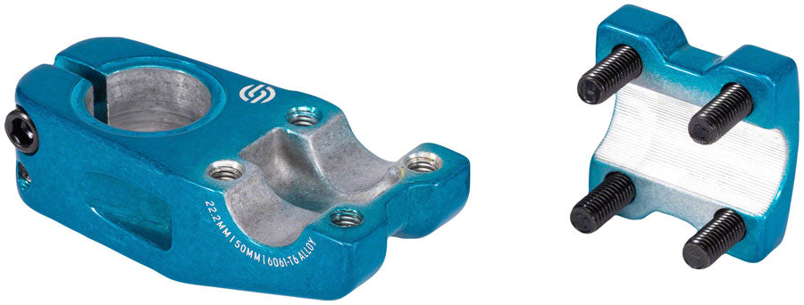 Salt Pro BMX 50mm Top Load Stem 22.2mm Clamp 1 1/8 in Steerer Blue