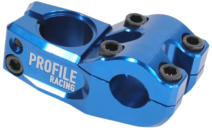 Profile Racing Push BMX 0 degree 48mm Top Load Stem 22.2mm Clamp 1 1/8 in Blue