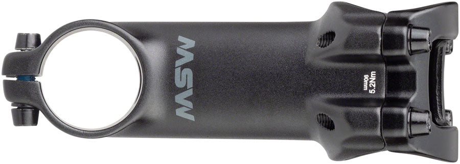 MSW 17 1 8" Aluminum 90mm Threadless Stem 31.8mm Clamp 1 1/8 in Steerer Black