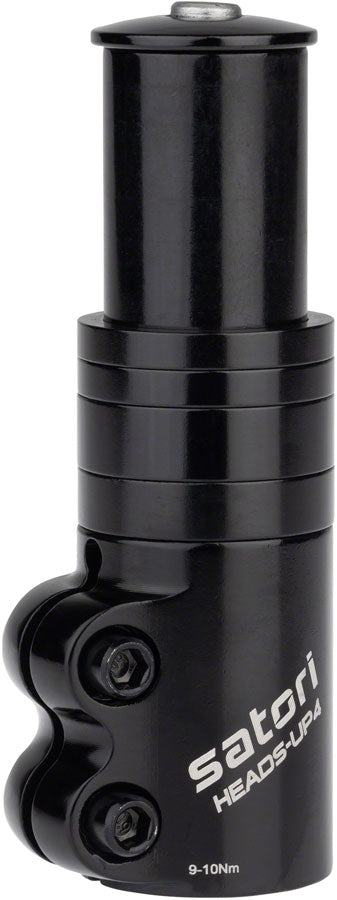 Zoom HeadsUp Steer Extender 67mm Threadless Stem 1 1/8 in Steerer Black
