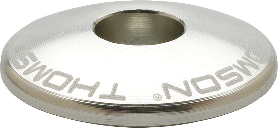 Thomson Top Cap for 1-1/8" Headset: Silver
