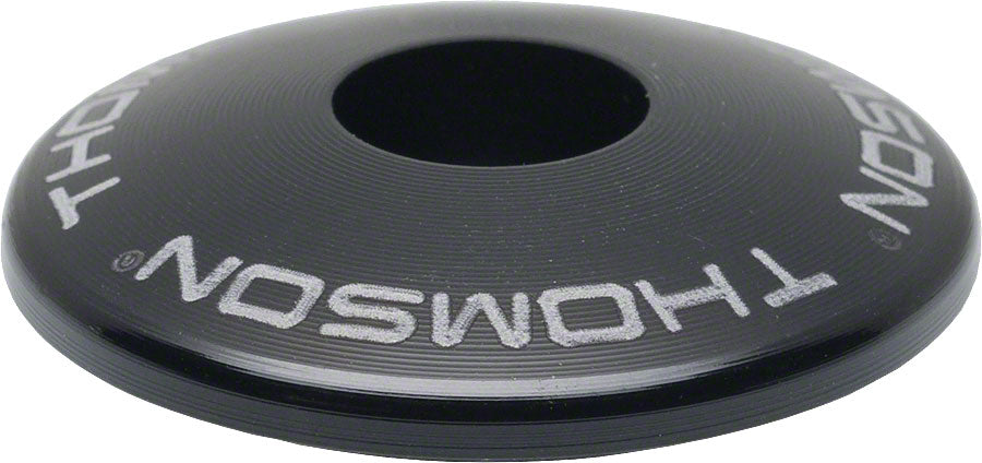Thomson Top Cap for 1-1/8" Headset: Black