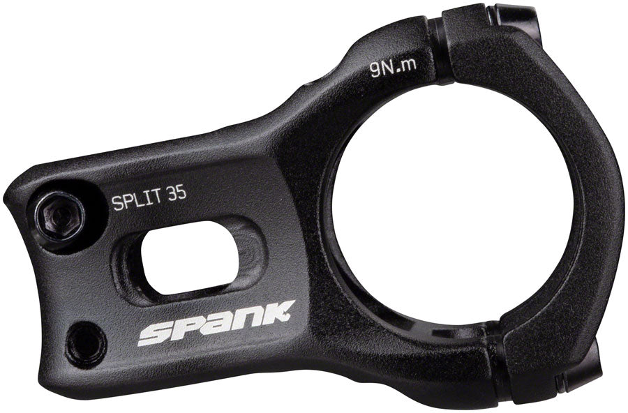 Spank Split 0 1 8" Aluminum Threadless Stem 35mm Clamp 1 1/8 in Steerer Black