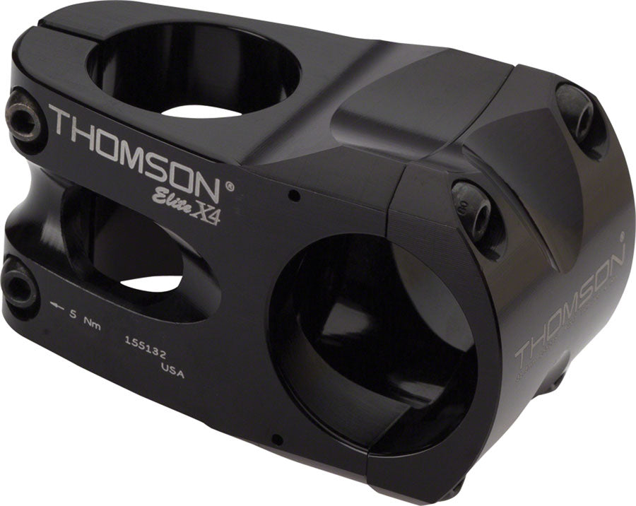 Thomson Elite X4 Mountain 0 1 8" Aluminum 1 40mm Threadless Stem 31.8mm 1 Black