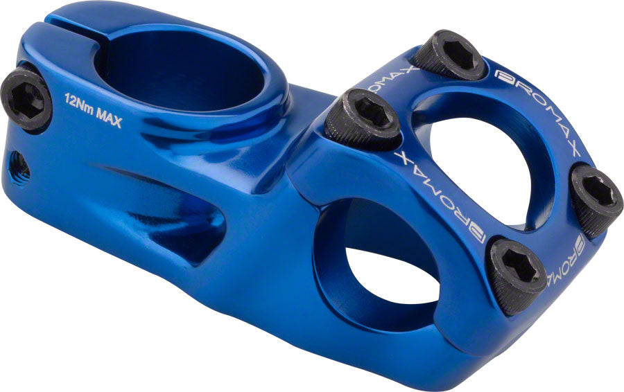 Promax Impact Mini Stem 45mm Top Load Stem 22.2mm Clamp 1 in Steerer Blue