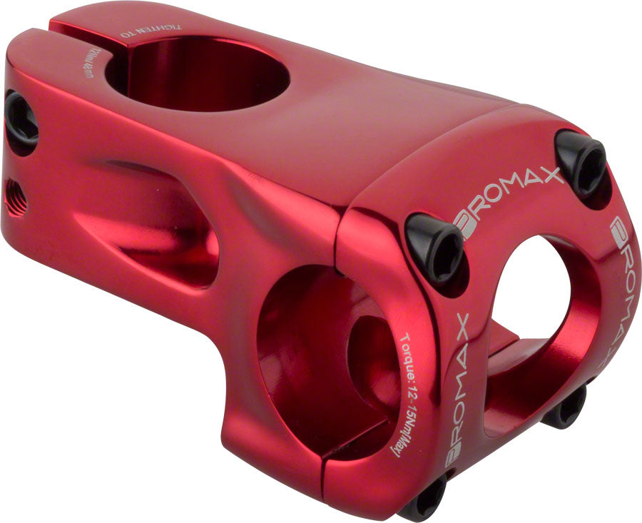 Promax Banger 0 degree for Bars 48mm Front Load Stem 31.8mm Clamp 1 1/8 in Red