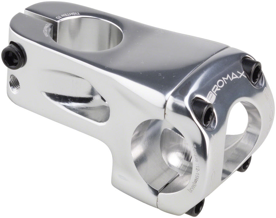 Promax Banger BMX Stem 53mm Front Load Stem 31.8mm Clamp 1 1/8 in Steerer Silver