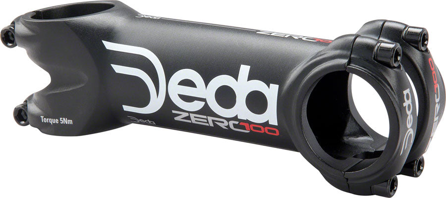 Deda Elementi Zero100 Stem - 100mm, 31.7mm, +/-8, 1 1/8", Black
