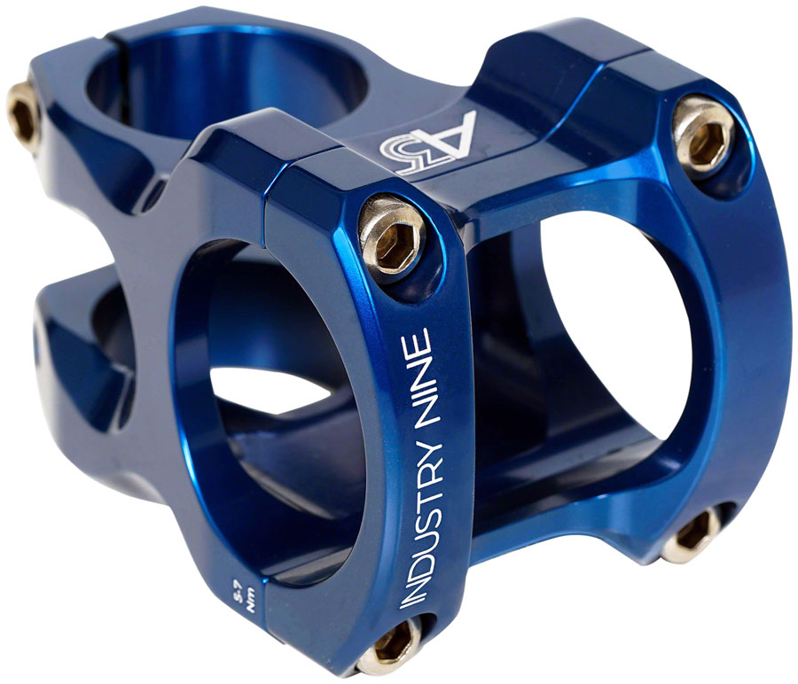 Industry Nine A35 5 1 8" Aluminum 32mm Threadless Stem 35mm Clamp 1 1/8 in Blue