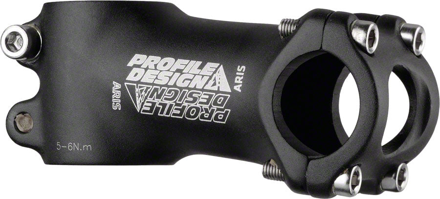 Profile Design Aris Stem 90mm Threadless Stem 26mm Clamp 1 1/8 in Steerer Black