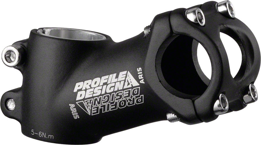 Profile Design Aris Stem 100mm Threadless Stem 26mm Clamp 1 1/8 in Steerer Black