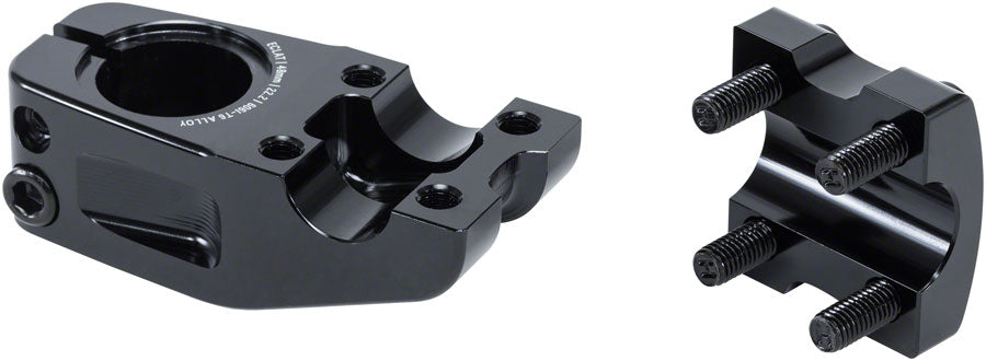 Eclat Domain BMX Reach Topload 48mm Top Load Stem 22.2mm Clamp 1 1/8 in Black