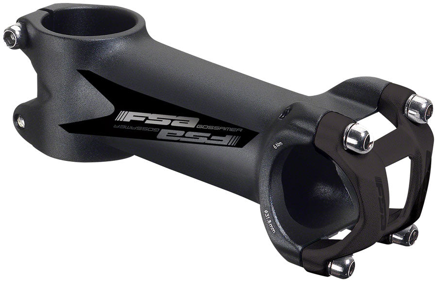 FSA Full Speed Ahead Gossamer 6 1 8" Alloy 120mm Threadless Stem 31.8mm 1 Black