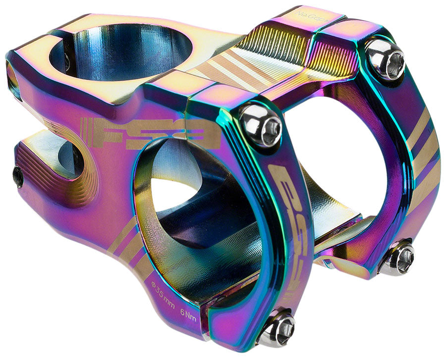 FSA Full Speed Ahead Team 6 1 8" 32mm Threadless Stem 35mm 1 1/8 in Oil Slick