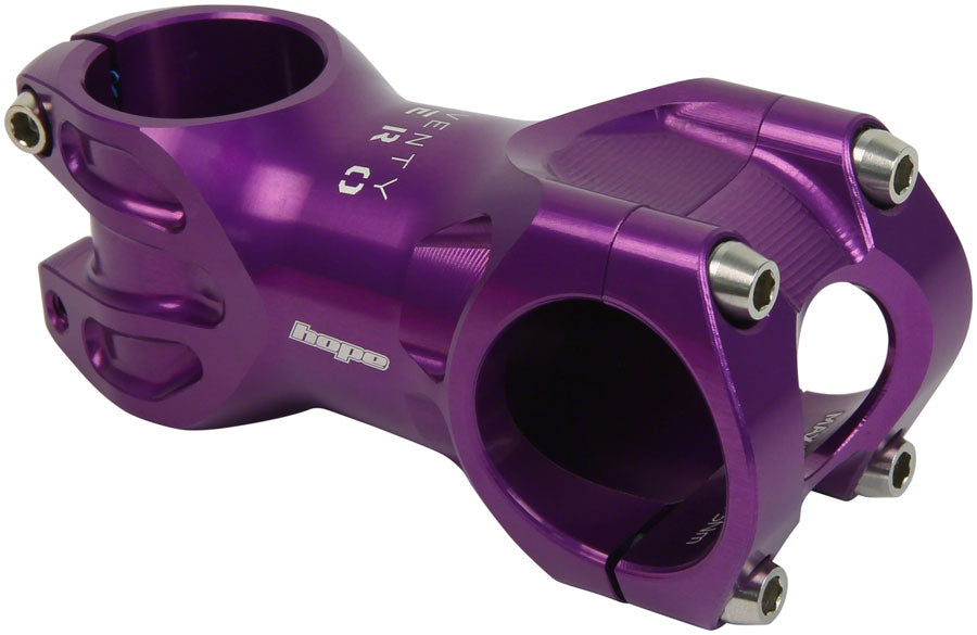 Hope XC Stem 70mm Threadless Stem 31.8mm Clamp 1 1/8 in Steerer Purple