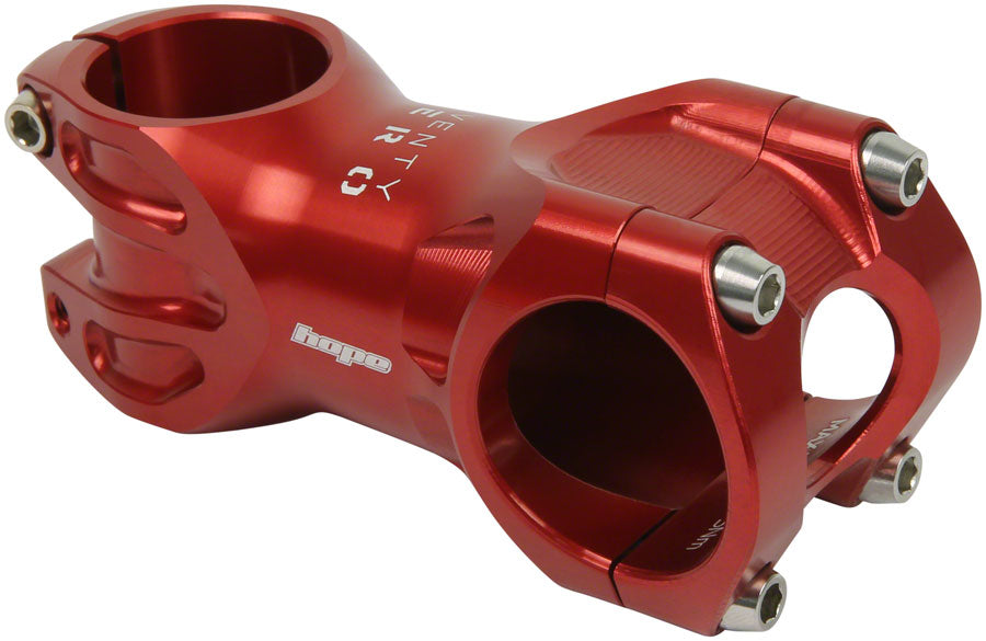 Hope XC Stem 70mm Threadless Stem 31.8mm Clamp 1 1/8 in Steerer Red