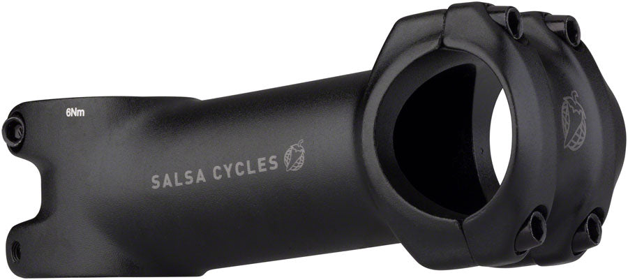 Salsa Guide 6 1 8" Aluminum 90mm Threadless Stem 31.8mm Clamp 1 1/8 in Black