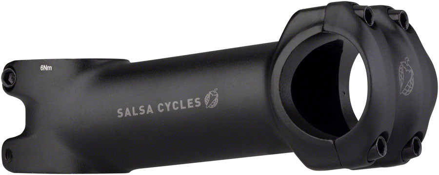 Salsa Guide 6 1 8" Aluminum 100mm Threadless Stem 31.8mm Clamp 1 1/8 in Black