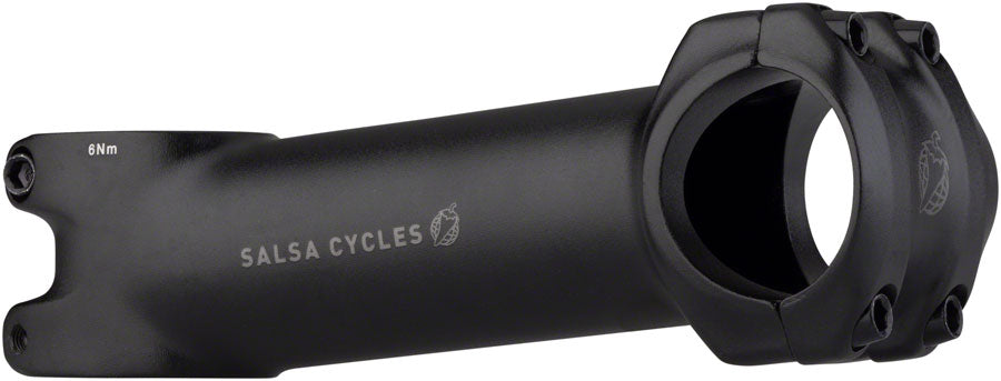 Salsa Guide 6 1 8" Aluminum 110mm Threadless Stem 31.8mm Clamp 1 1/8 in Black