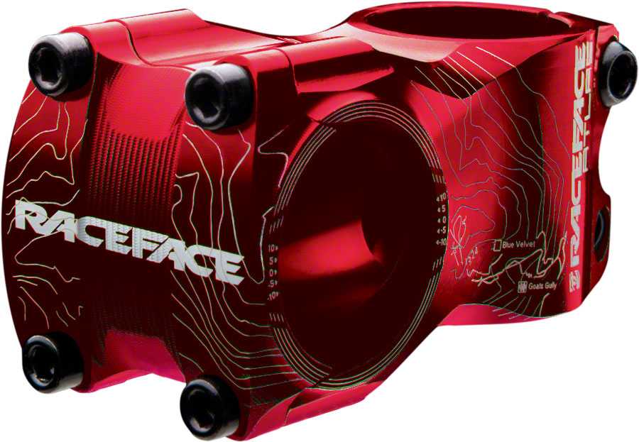 Raceface Atlas 0 1 8" Aluminum 50mm Threadless Stem 31.8mm Clamp 1 1/8 in Red