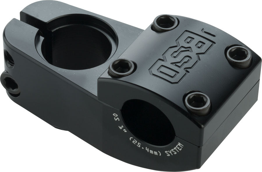 Bsd Stacked 1" Top Load Stem 25.4mm Clamp 1 1/8 in Steerer Black