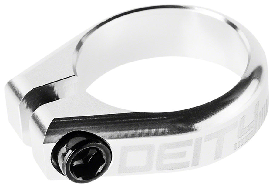 DEITY Curcuit Seatpost Clamp - 36.4mm, Silver