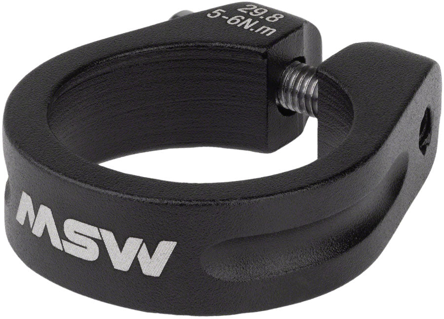 MSW Seatpost Clamp - 29.8mm, Black