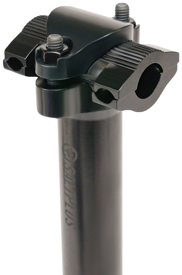 Salt Plus HQ CNC 200mm Setback Seatpost Black