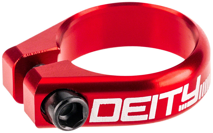DEITY Circuit Seatpost Clamp - 38.6mm, Red