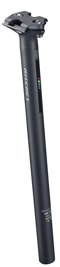 Ritchey WCS Zero 27.2 Zero Offset Matte 400mm 0 mm Setback Seatpost Black