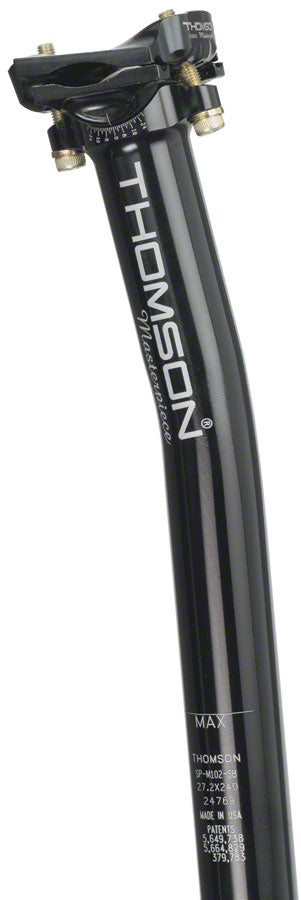 Thomson Masterpiece Setback 31.6mm 350mm Seatpost Black