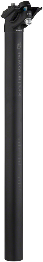 Salsa Guide 18mm Offset 30.9mm 400mm 18 mm Setback Seatpost Black