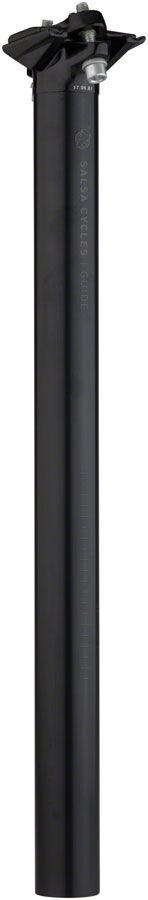 Salsa Guide Deluxe 0mm Offset 27.2mm 350mm 0 mm Setback Seatpost Black