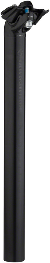Salsa Guide Deluxe 18mm Offset 27.2mm 350mm 18 mm Setback Seatpost Black