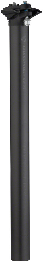 Salsa Guide 0mm Offset 27.2mm 400mm 0 mm Setback Seatpost Black
