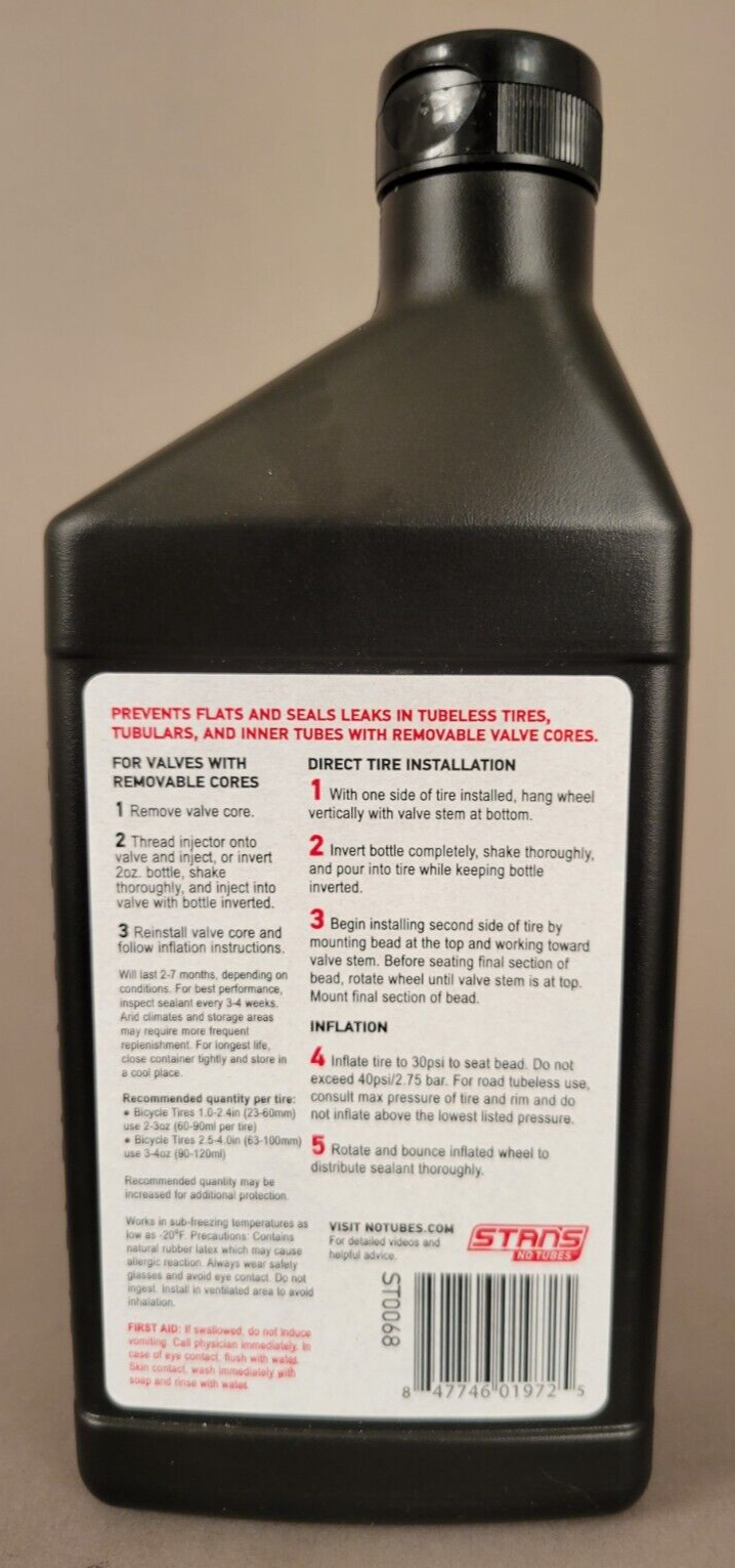 Stan's No Tubes Tire Sealant 16oz. Pint Tubeless