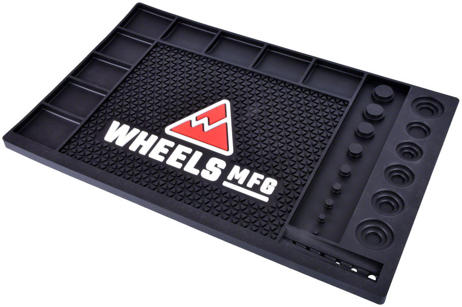 Wheels Manufacturing Ultimate Benchtop Mat Work Area, Bench Mat, Black, 12x12