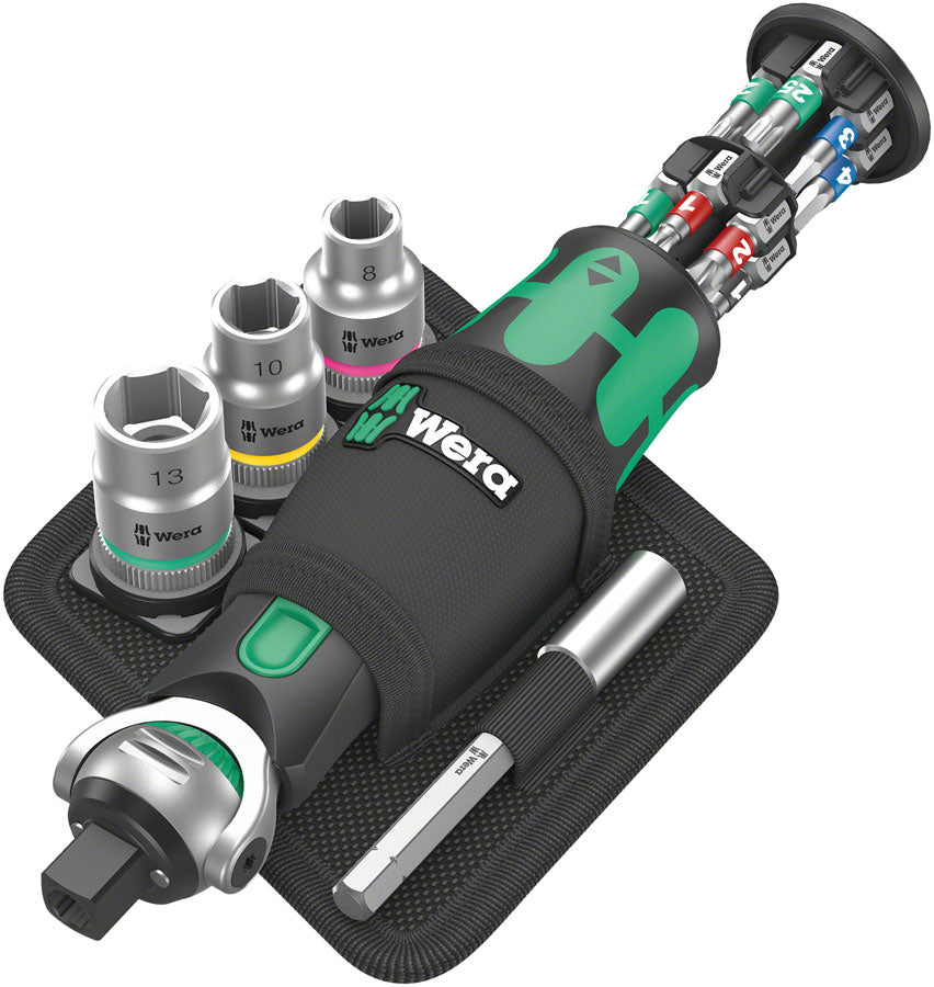 Wera 8009 Zyklop Ratchet Pocket Set 2, 18Â pieces