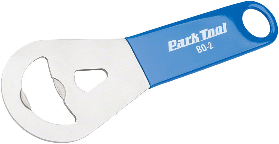 Park Tool BO-2 Bottle Opener Bottle Openers, Bottle Opener, Silver/Blue