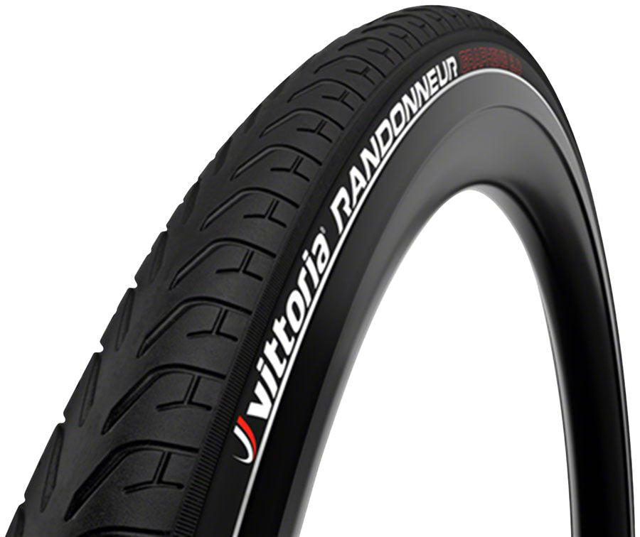Vittoria Randonneur Reflect Tire - 700 x 28, Clincher, Wire, Black